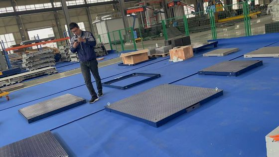 充電またはバッテリーディスプレイタイプ 1.2M 2T 動物のための豚のスケール オーダーメイドサポート OEM